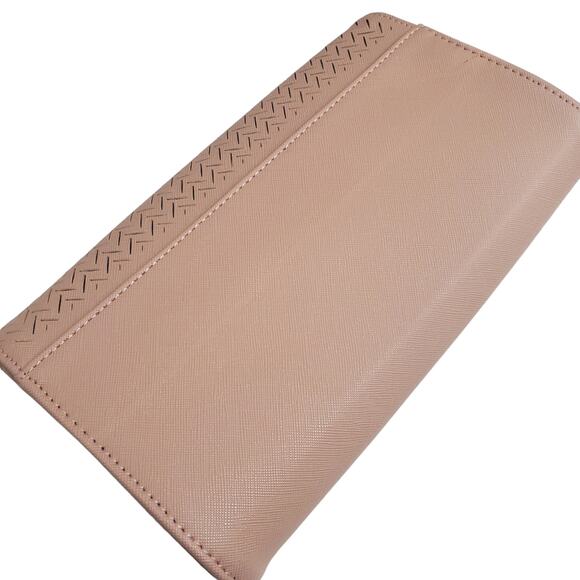 Madison West | Flap Lasercut Handbag Clutch with Interior Pocket and Card Slots - Picture 2 of 11